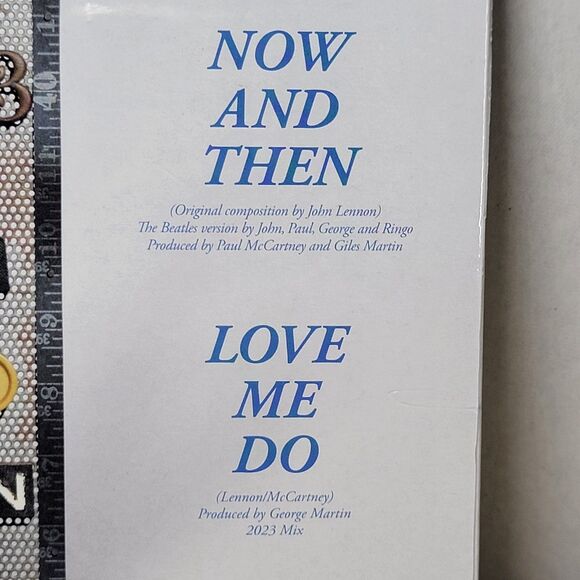 VINYL The Beatles: Now and Then - Clear 7" EP 45rpm - NEW / SEALED - Picture 5 of 6